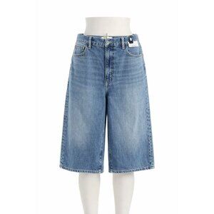Madewell Denim Culottes Wide Leg Jeans Knee Length Blue Women W30